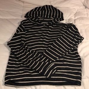 American Eagle Striped Hoodie